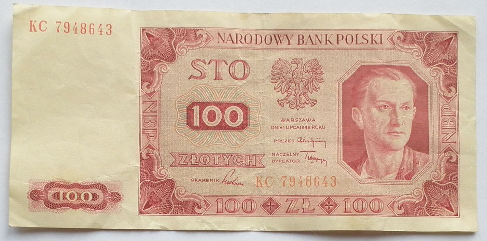 100 zł 1948 ser. KC