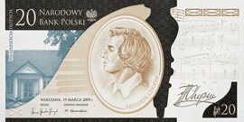 20 zł 2010 Fryderyk Chopin