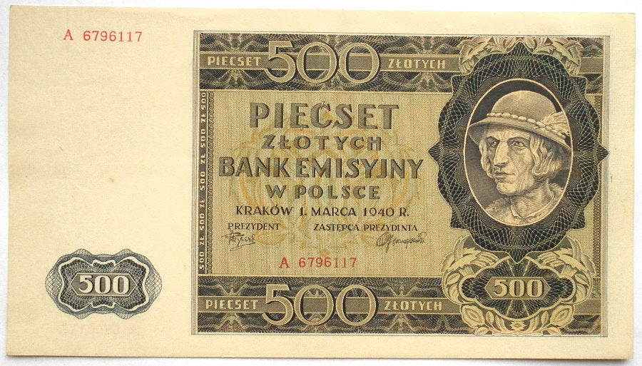 500 zł 1940 góral