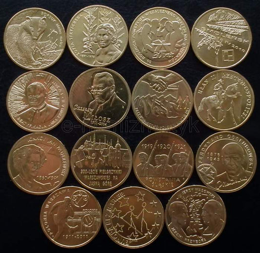 2011 - zestaw rocznikowy 15 szt.