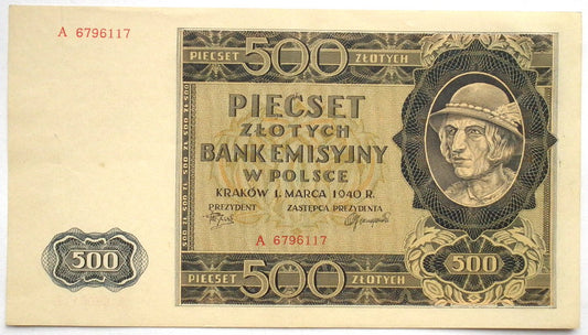 500 zł 1940 góral