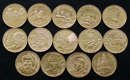 2010 - zestaw rocznikowy 14 szt.